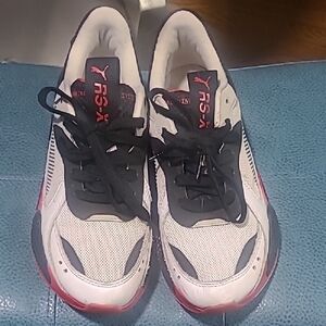 Puma RS-X3 White Black Red Sneakers